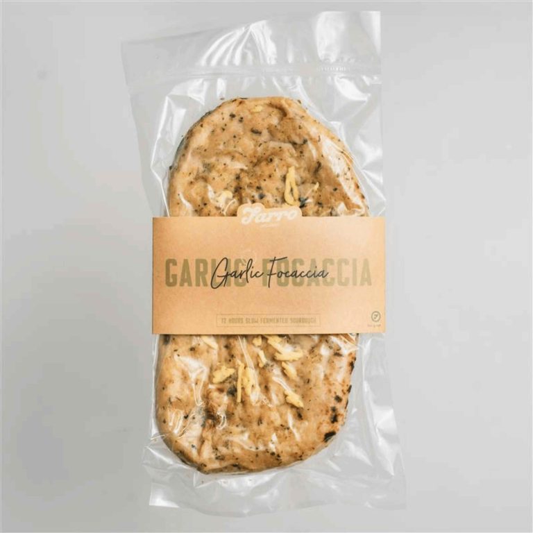 Farro Organic Spelt Garlic Focaccia 264g